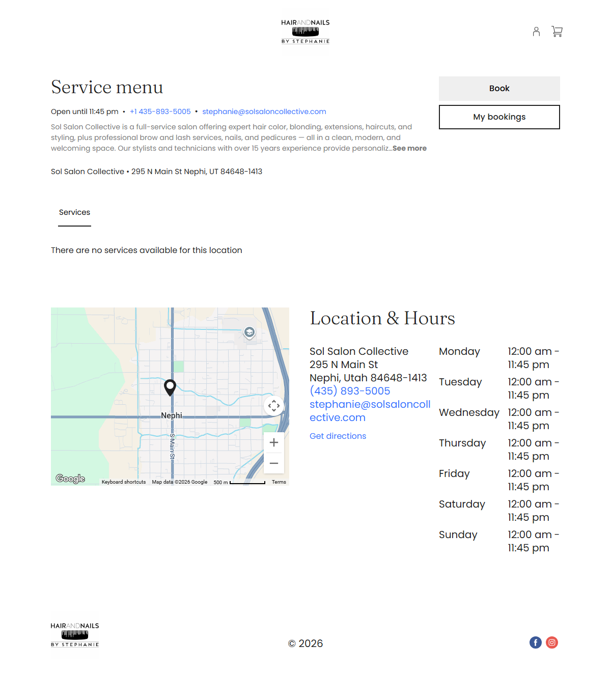 Current site